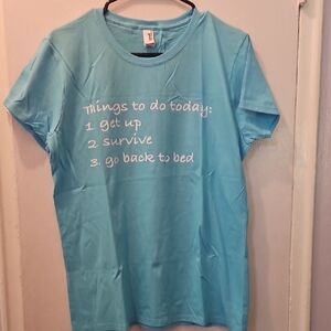 Blue Graphic Tee - Short Sleeve